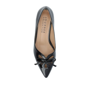 LUTANA KITTEN HEELS IN PATENT - Black