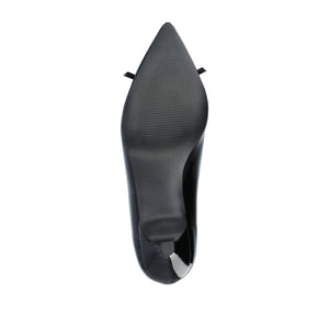 LUTANA KITTEN HEELS IN PATENT - Black