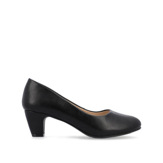 LUU PATENT LOW PUMP HEELS IN WIDE