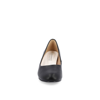 LUU PATENT LOW PUMP HEELS IN WIDE