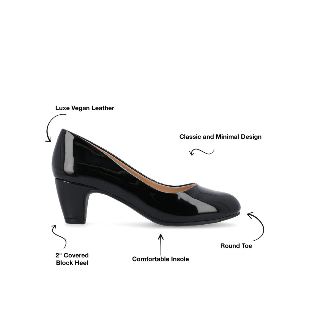 LUU LOW PUMP HEELS IN PATENT