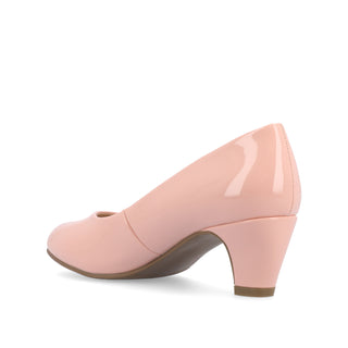 LUU LOW PUMP HEELS IN FAUX LEATHER