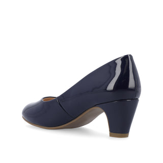 LUU PATENT LOW PUMP HEELS IN WIDE