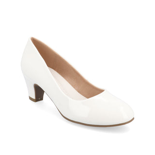 LUU PATENT LOW PUMP HEELS IN WIDE