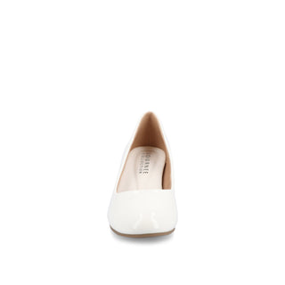 LUU PATENT LOW PUMP HEELS IN WIDE