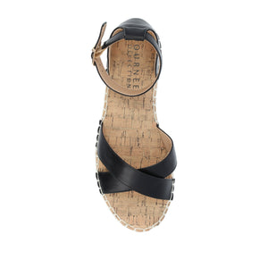 LYDDIA ESPADRILLE SANDALS IN WIDE - Black