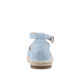 LYDDIA ESPADRILLE SANDALS IN FAUX LEATHER