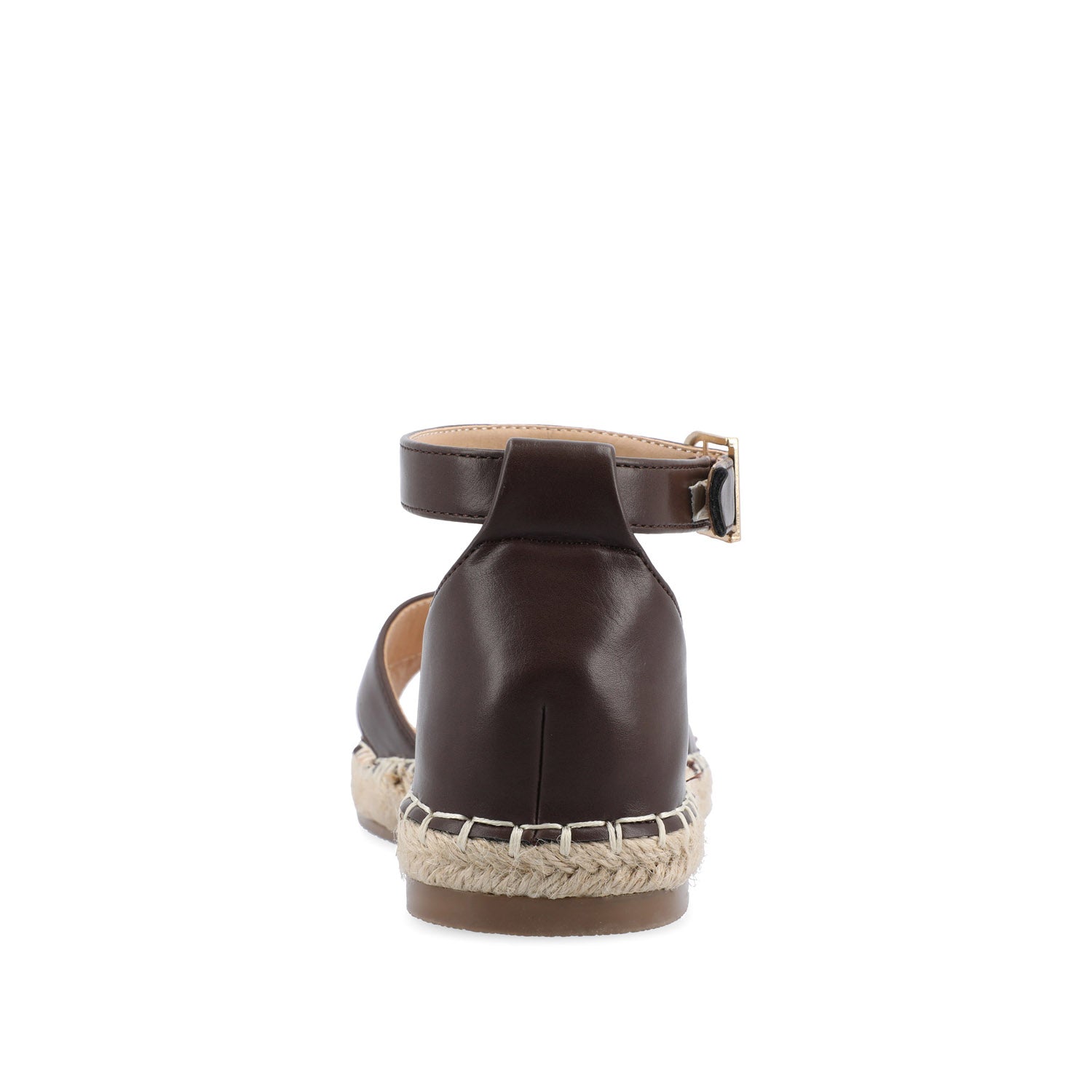 LYDDIA ESPADRILLE SANDALS IN VEGAN LEATHER - Brown
