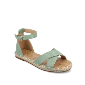 LYDDIA ESPADRILLE SANDALS IN WIDE - Green