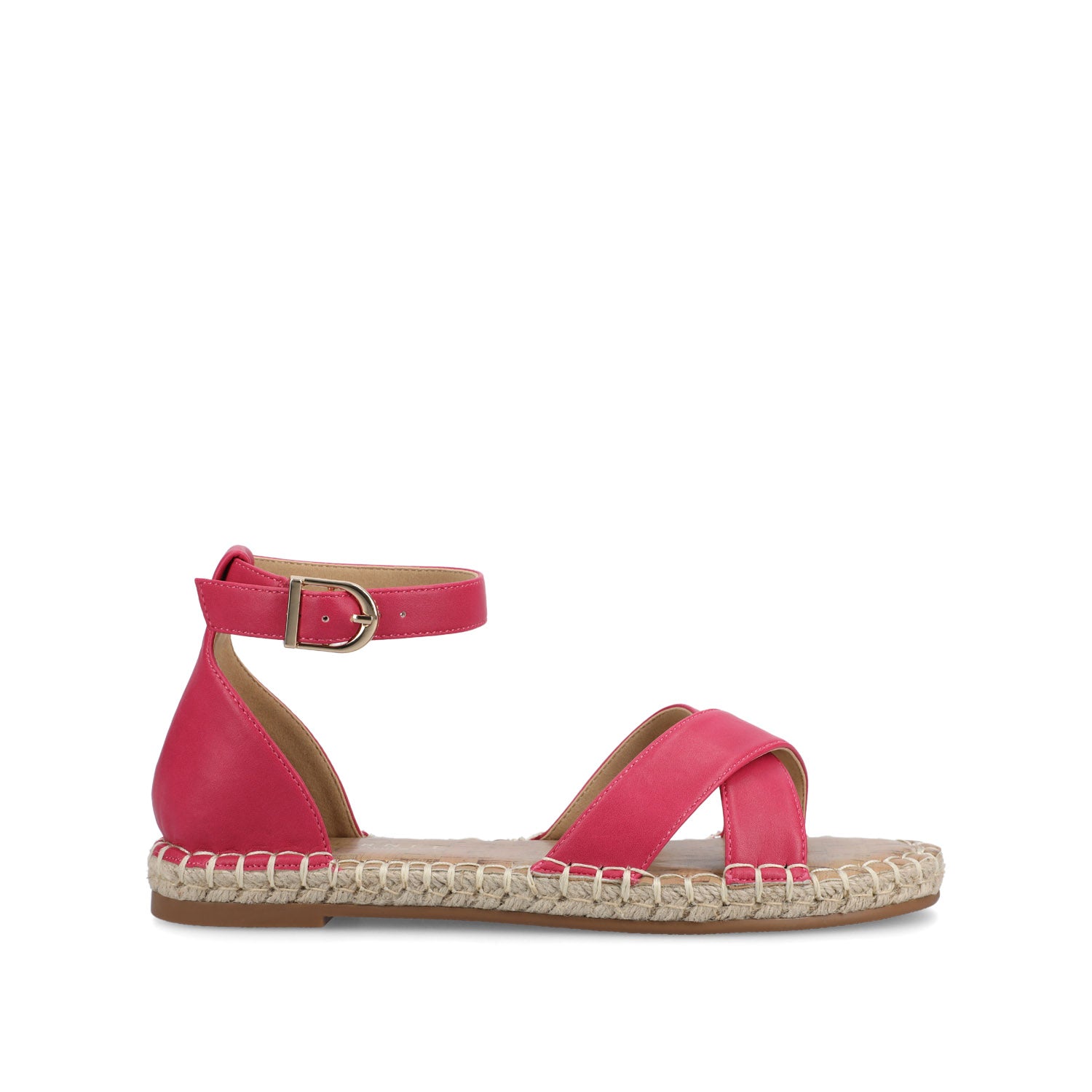 LYDDIA ESPADRILLE SANDALS IN WIDE - Hot Pink