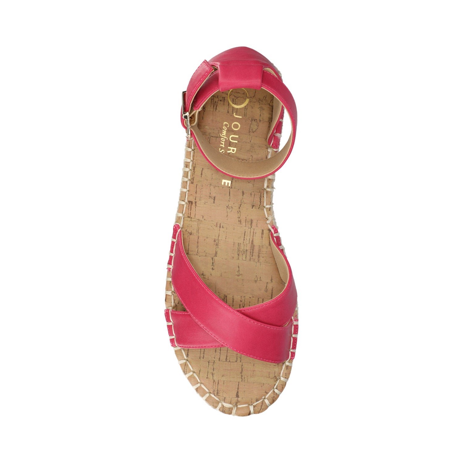 LYDDIA ESPADRILLE SANDALS IN WIDE - Hot Pink
