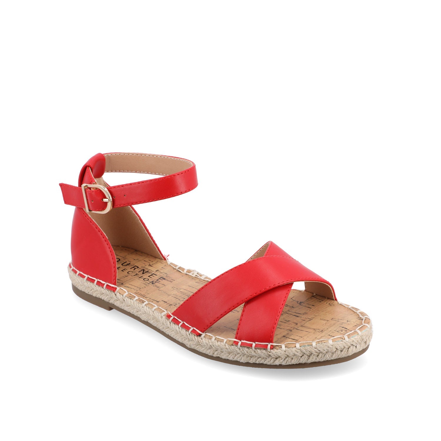 LYDDIA ESPADRILLE SANDALS IN WIDE - Red