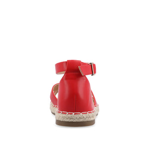 LYDDIA ESPADRILLE SANDALS IN WIDE - Red