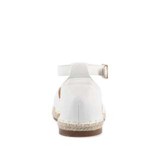 LYDDIA ESPADRILLE SANDALS IN FAUX LEATHER