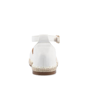 LYDDIA ESPADRILLE SANDALS IN WIDE - White