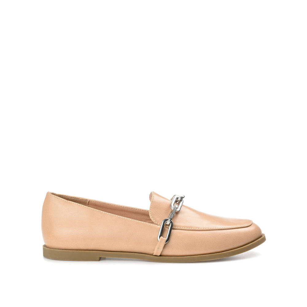 MADISON APRON TOE LOAFER IN FAUX LEATHER