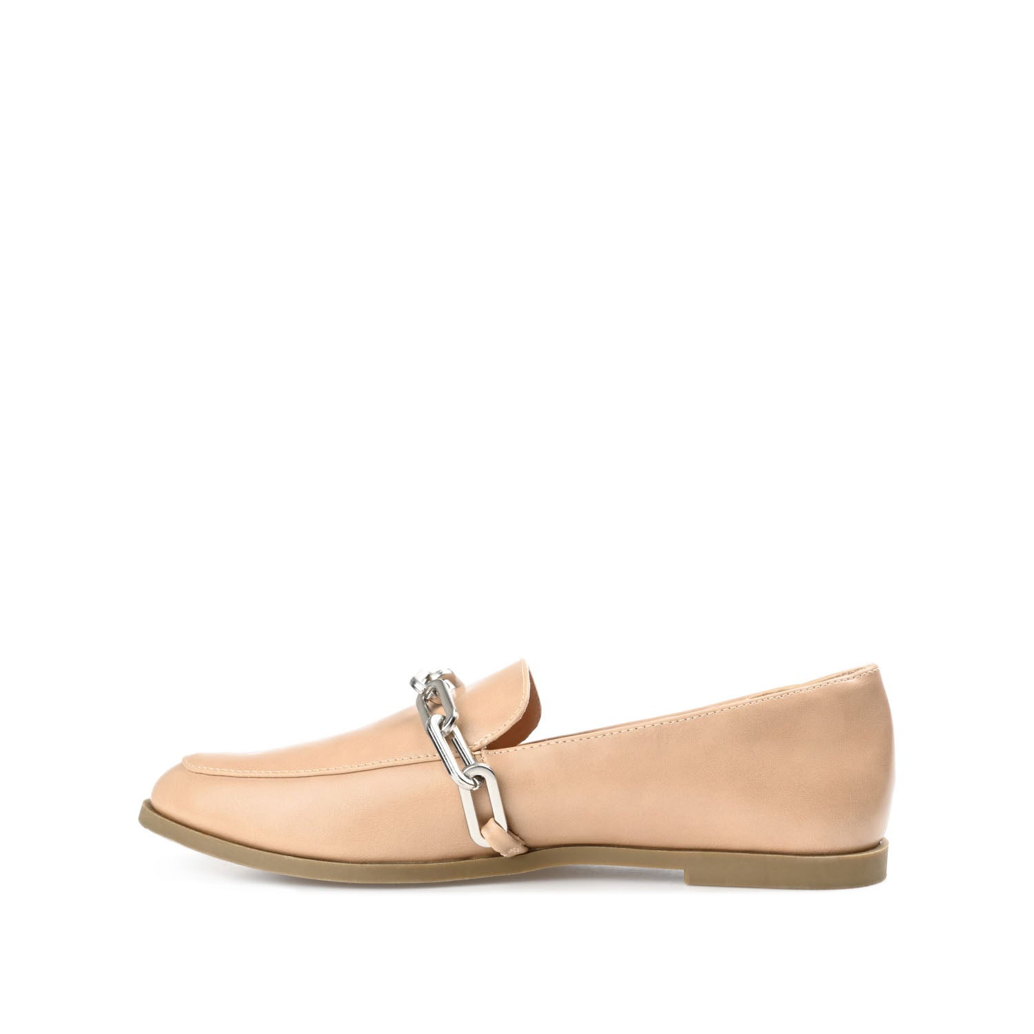 MADISON APRON TOE LOAFER IN VEGAN LEATHER - Tan