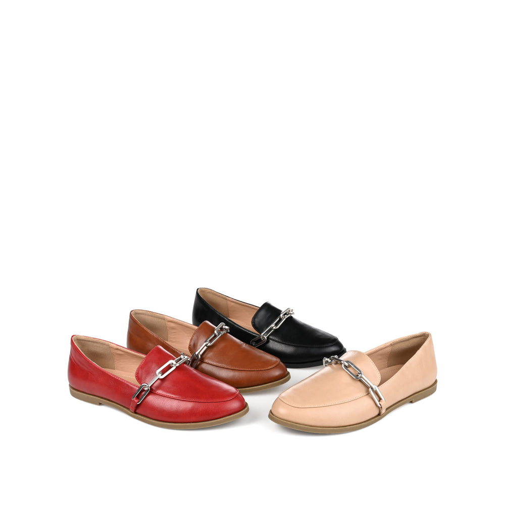 MADISON APRON TOE LOAFER IN FAUX LEATHER