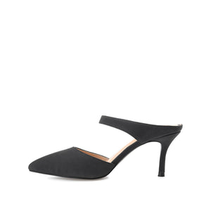 MAEVALI STILETTO HEELS IN VEGAN LEATHER - Black
