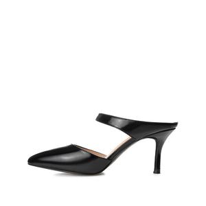 MAEVALI STILETTO HEELS IN VEGAN LEATHER - Patent Black