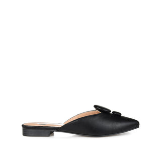 MALLORIE MULED FLATS IN FAUX LEATHER