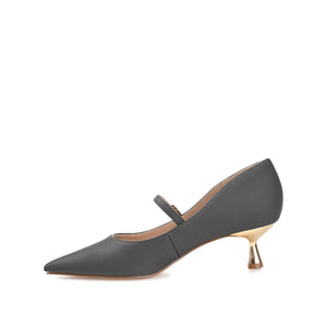 MANZA KITTEN HEELS IN WIDE - Charcoal