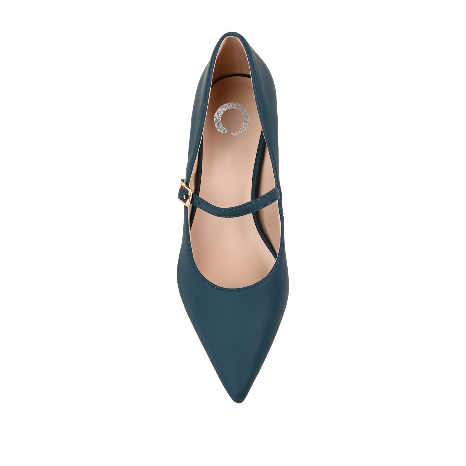 MANZA KITTEN HEELS IN WIDE - Navy Nubuck