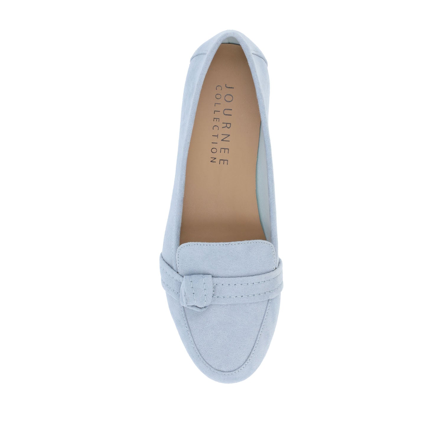 MARCI LOAFER FLATS IN FAUX SUEDE - Blue