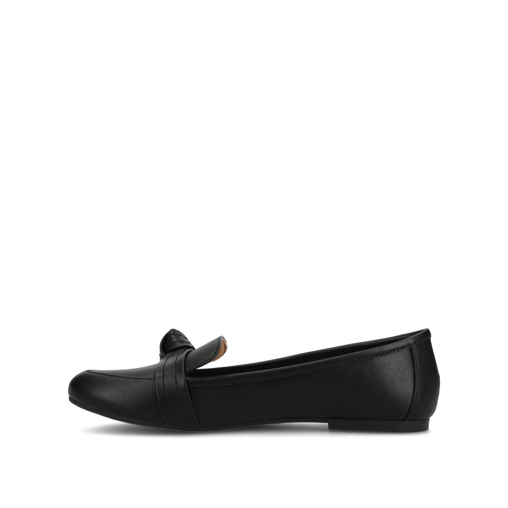 MARCI LOAFER FLATS IN FAUX LEATHER