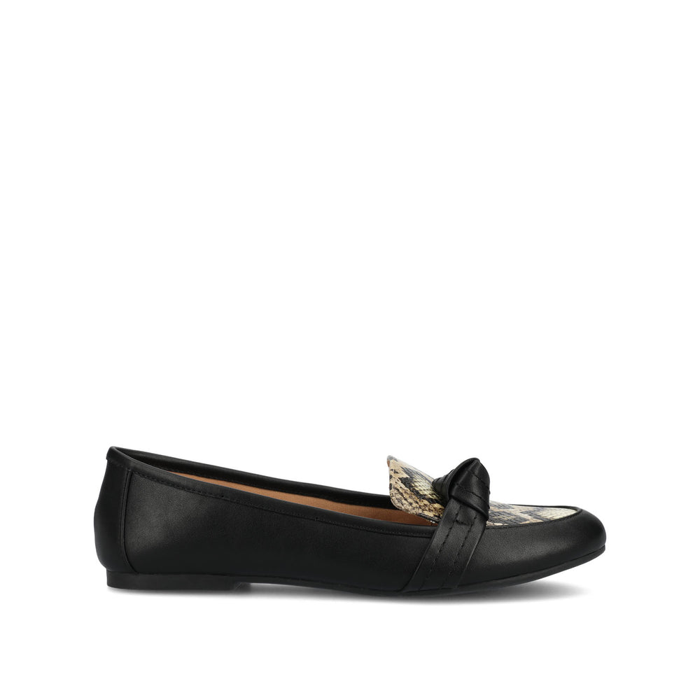 MARCI LOAFER FLATS IN FAUX LEATHER