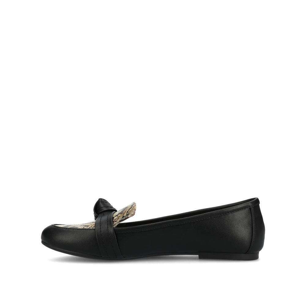 MARCI LOAFER FLATS IN FAUX LEATHER