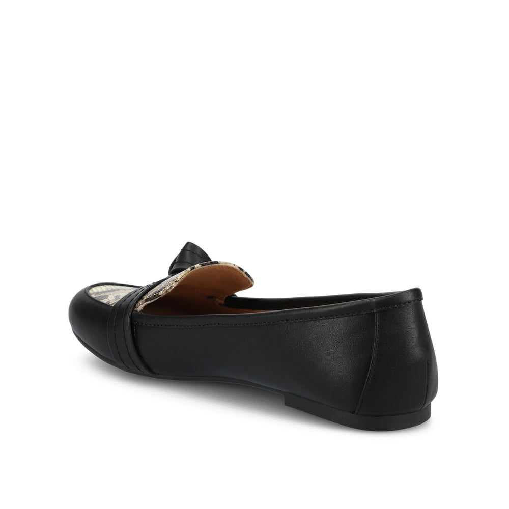 MARCI LOAFER FLATS IN FAUX LEATHER