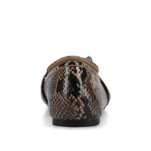 MARCI LOAFER FLATS IN FAUX LEATHER