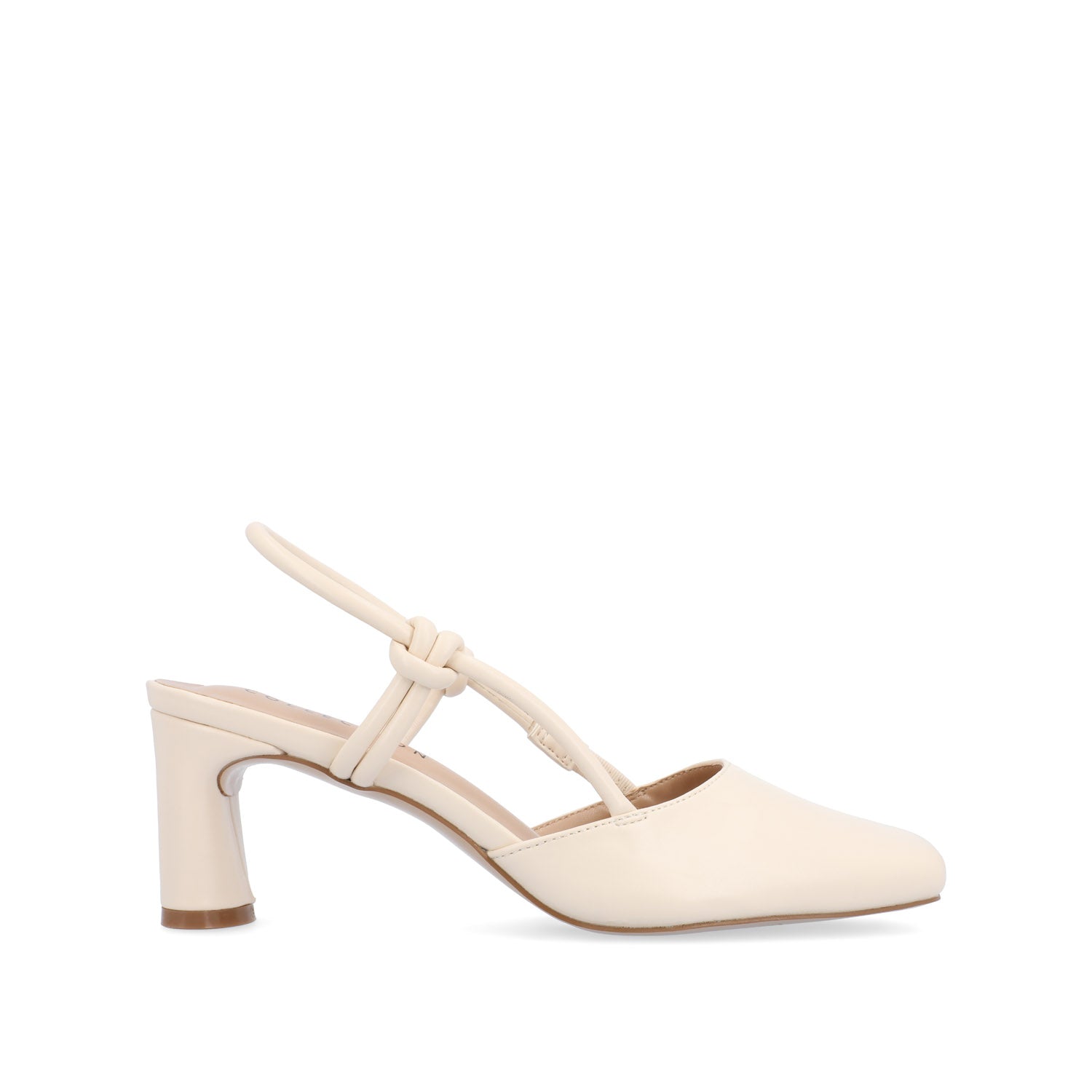 MARGEENE SLINGBLACK HEELS IN VEGAN LEATHER - Off White