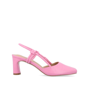 MARGEENE SLINGBLACK HEELS IN VEGAN LEATHER - Pink