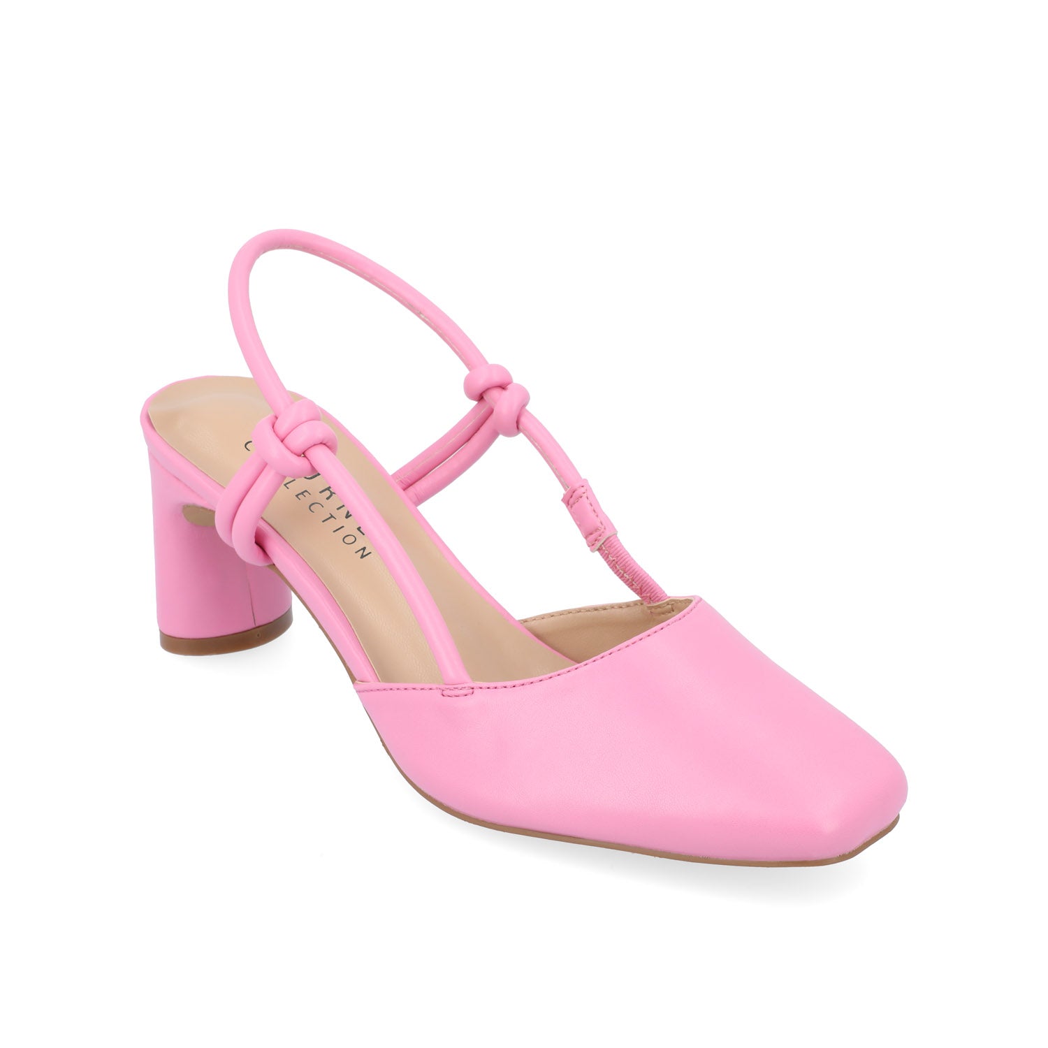 MARGEENE SLINGBLACK HEELS IN VEGAN LEATHER - Pink