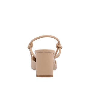 MARGEENE SLINGBLACK HEELS IN VEGAN LEATHER - Taupe