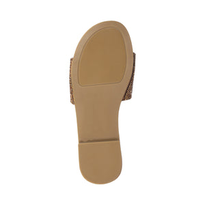 MARIA SLIP ON SANDALS - Gold