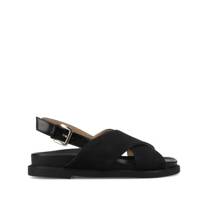 MARINNA FLAT SANDALS - Black
