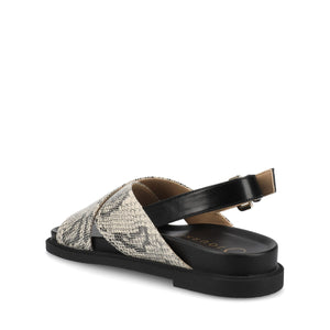 MARINNA FLAT SANDALS - Snake