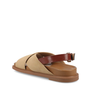 MARINNA FLAT SANDALS - Taupe