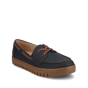 MARION BOAT SHOE LOAFER - Navy
