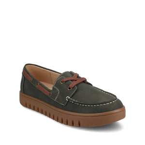 MARION BOAT SHOE LOAFER - Olive