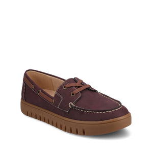 MARION BOAT SHOE LOAFER - Oxblood