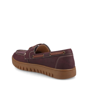 MARION BOAT SHOE LOAFER - Oxblood