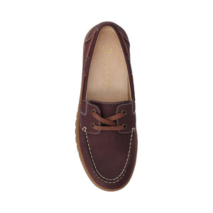 MARION BOAT SHOE LOAFER - Oxblood