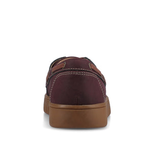 MARION BOAT SHOE LOAFER - Oxblood