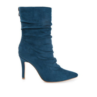 MARKIE STILETTO HEELED BOOTIES IN FAUX SUEDE