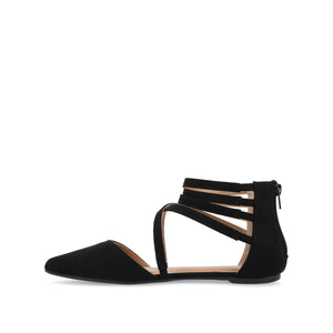 MARLEE D'ORSAY FLATS IN FAUX SUEDE