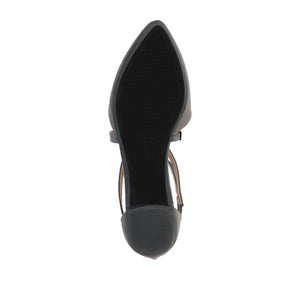 MARLEE D'ORSAY FLATS IN FAUX SUEDE - Grey